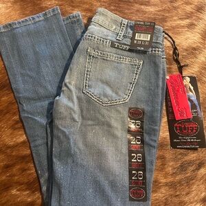 Cowgirl Tuff Co. Jeans NWT 28x31 “Straight Icing”